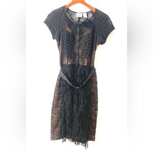 Byron Lars size 6 Coffee Bean Dress very good